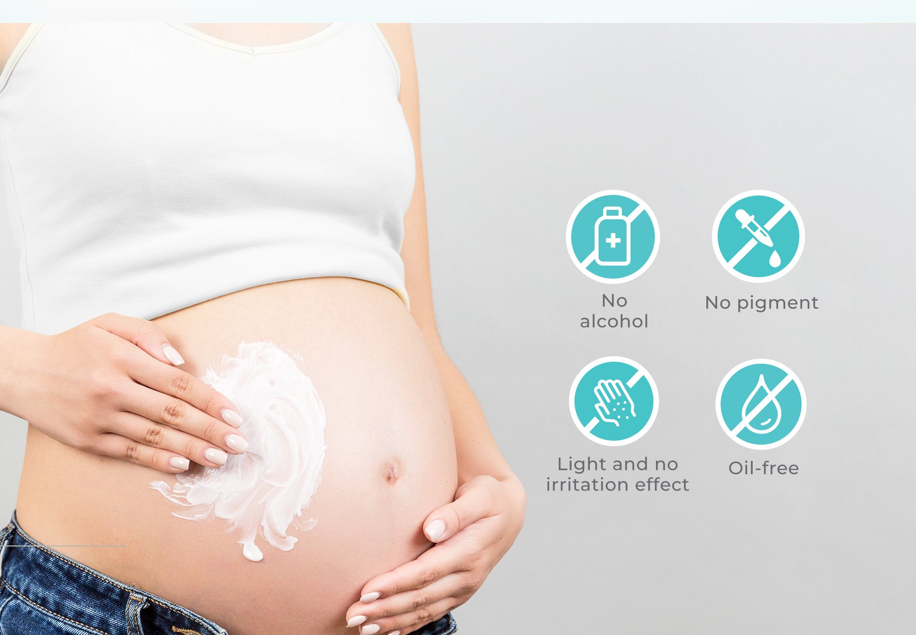 MOOIMOM Belly Lotion description image