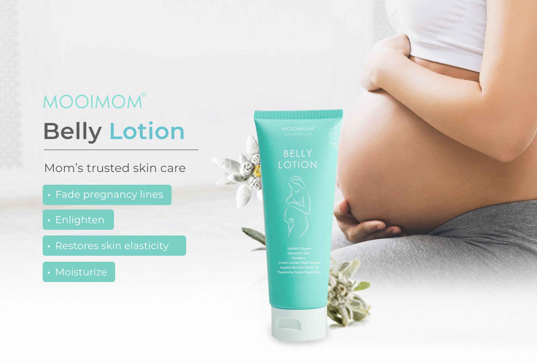 MOOIMOM Belly Lotion description image