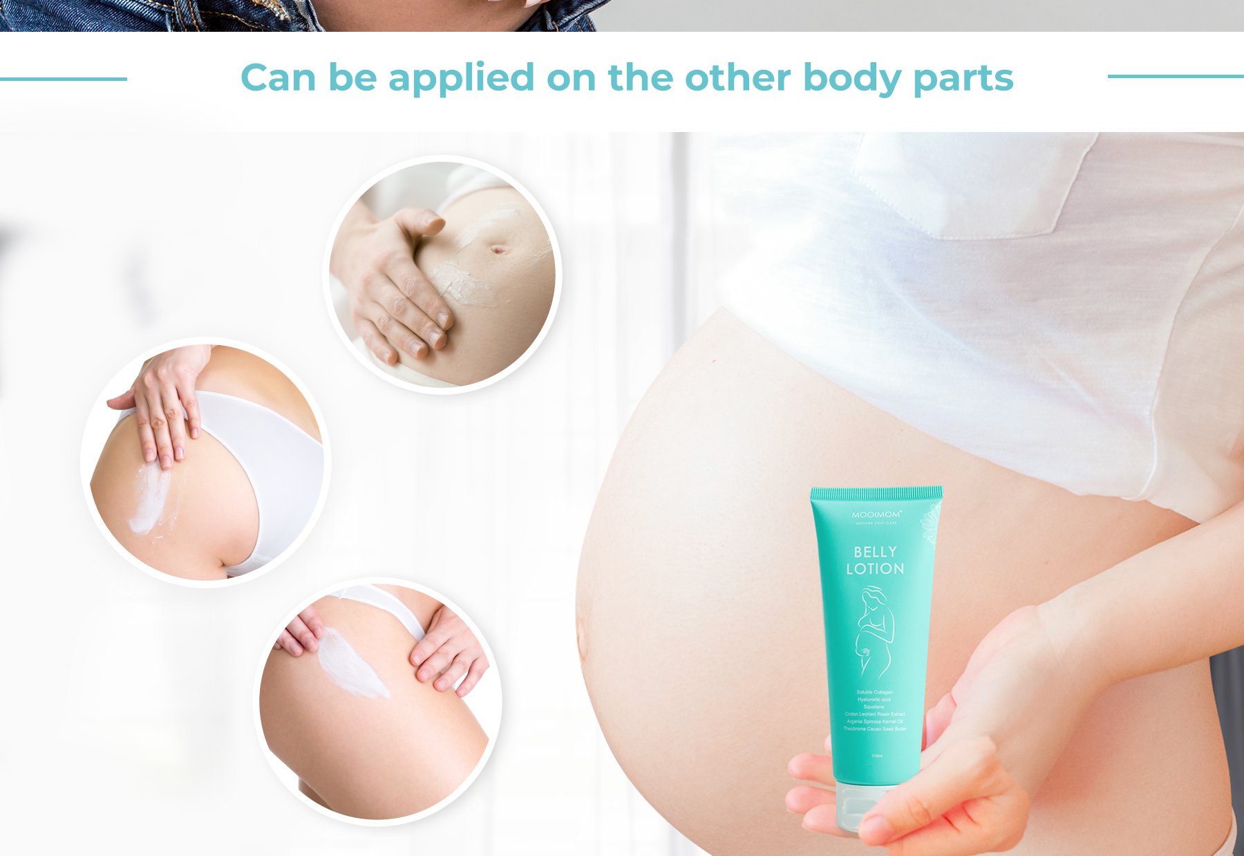 MOOIMOM Belly Lotion description image