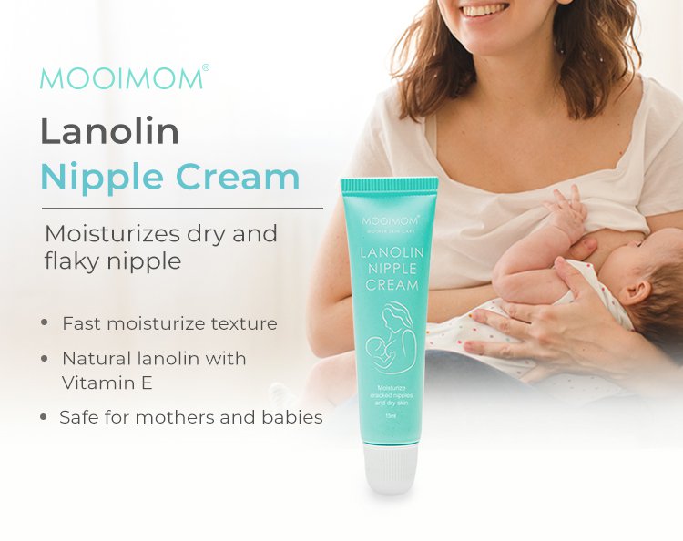MOOIMOM Lanolin Nipple Cream description image
