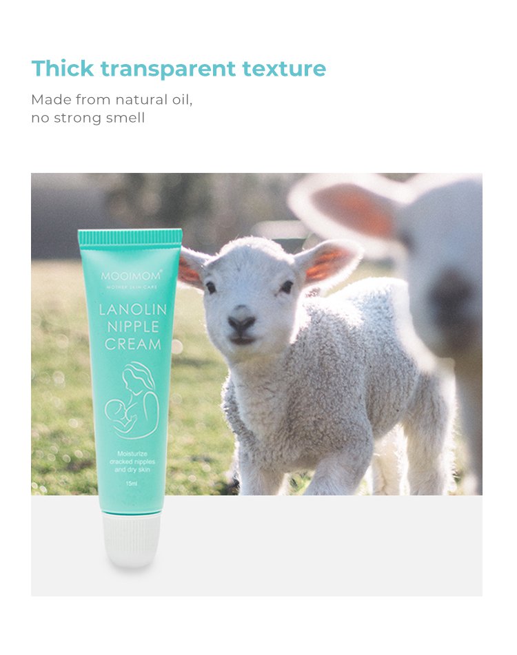 MOOIMOM Lanolin Nipple Cream description image